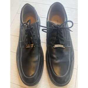 Dockers NWOT Black Leather Lace Up Men's Oxford Dress Shoe. Sz 11.5M‎